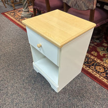 Load image into Gallery viewer, White / Wood Top Night Stand (24x18x16)
