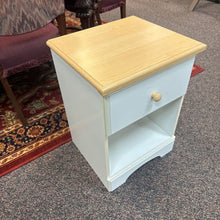 Load image into Gallery viewer, White / Wood Top Night Stand (24x18x16)

