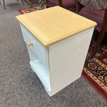 Load image into Gallery viewer, White / Wood Top Night Stand (24x18x16)
