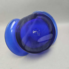 Load image into Gallery viewer, Cobalt Blue Glass Basket (~7x8x6)
