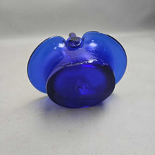 Load image into Gallery viewer, Cobalt Blue Glass Basket (~7x8x6)
