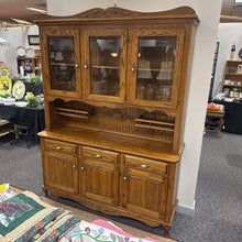 Load image into Gallery viewer, Oak Buffet/China Cabinet (30x40x18)
