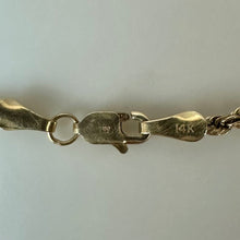 Load image into Gallery viewer, 14K Gold 7" Rope Chain Bracelet (1.9g)

