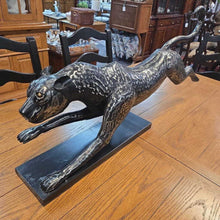 Load image into Gallery viewer, Large Metal Running Cheetah Sculpture (20x41x6.5)
