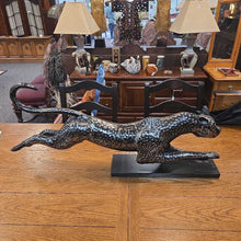 Load image into Gallery viewer, Large Metal Running Cheetah Sculpture (20x41x6.5)
