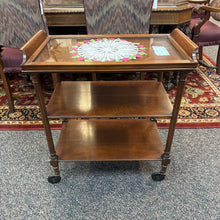 Load image into Gallery viewer, Walnut Tea Cart (31x27x16)
