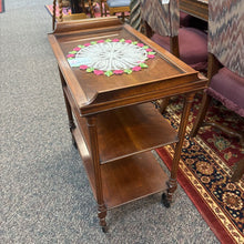 Load image into Gallery viewer, Walnut Tea Cart (31x27x16)
