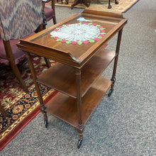 Load image into Gallery viewer, Walnut Tea Cart (31x27x16)
