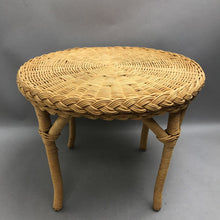 Load image into Gallery viewer, Small Wicker Plant Stand (10x13)
