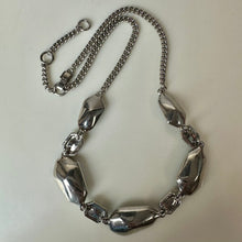Load image into Gallery viewer, Givenchy Blue Crystal Link Necklace (18")
