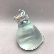 Load image into Gallery viewer, Vintage Iridescent Art Glass Bird Paperweight (4")
