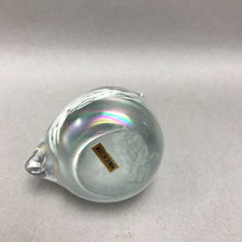 Load image into Gallery viewer, Vintage Iridescent Art Glass Bird Paperweight (4")
