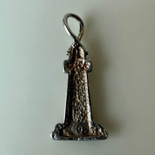 Load image into Gallery viewer, Vintage Sterling Lighthouse Charm (0.75")
