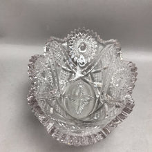 Load image into Gallery viewer, Vintage Sawtooth Pinwheel Oval Serving Bowl (4x11x8)
