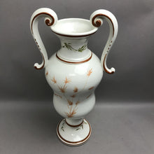Load image into Gallery viewer, Vintage Hand Painted Porcelain Vase Urn Double Handles (20")
