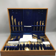 Load image into Gallery viewer, Solid Nickle Bronze 114 Piece Flatware
