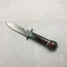 Load image into Gallery viewer, Vintage Stainless 420 Knife serrated Blade (11") AS IS
