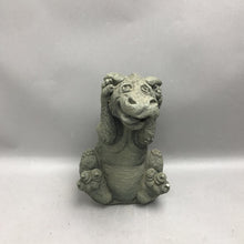 Load image into Gallery viewer, Concrete Silly Dragon Statue (11")
