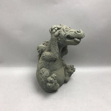 Load image into Gallery viewer, Concrete Silly Dragon Statue (11")
