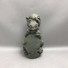 Load image into Gallery viewer, Concrete Egg Hatching Dragon Statue (11")
