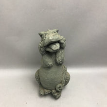 Load image into Gallery viewer, Concrete Silly Dragon Statue (10")
