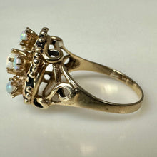Load image into Gallery viewer, 10K Gold Opal Vintage Ring sz 6.75 (3.3g)
