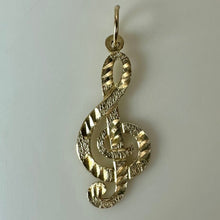 Load image into Gallery viewer, 14K Gold Musical Note Charm (0.9g)
