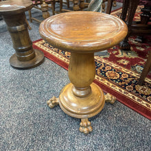 Load image into Gallery viewer, Clawfoot Wood Plant Stand (20x15x15)
