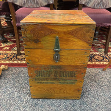 Load image into Gallery viewer, Sharp &amp; Dohme Chemist Wood Box (22x15x14)
