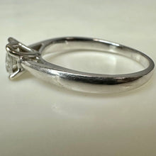 Load image into Gallery viewer, 14K White Gold Diamond Engagement Ring sz 8.5 (2.9g)
