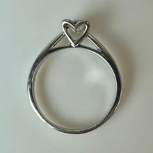 Load image into Gallery viewer, 14K White Gold Diamond Engagement Ring sz 8.5 (2.9g)
