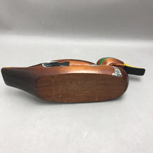Load image into Gallery viewer, Wood Duck Decoy Figurine (6x15x4)
