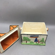 Load image into Gallery viewer, Ceramic House Biscuit Barrel / Cookie Jar (6.5x6.5x4.5) (As-Is)
