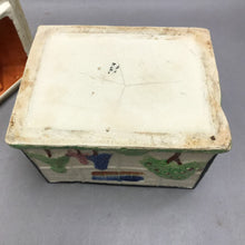 Load image into Gallery viewer, Ceramic House Biscuit Barrel / Cookie Jar (6.5x6.5x4.5) (As-Is)
