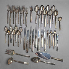 Load image into Gallery viewer, Oneida Prestige Silverplate Partial Flatware Set - Gay Adventure (43pcs)
