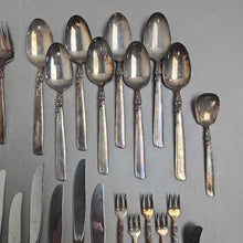 Load image into Gallery viewer, Oneida Prestige Silverplate Partial Flatware Set - Gay Adventure (43pcs)
