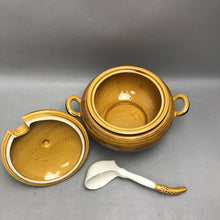 Load image into Gallery viewer, Pottery Soup Tureen - Vegetable Lid (~9x10x7.5) (As-Is - Ladle)

