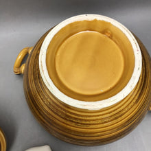 Load image into Gallery viewer, Pottery Soup Tureen - Vegetable Lid (~9x10x7.5) (As-Is - Ladle)

