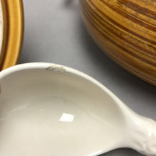 Load image into Gallery viewer, Pottery Soup Tureen - Vegetable Lid (~9x10x7.5) (As-Is - Ladle)
