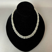 Load image into Gallery viewer, Milor Sterling Thick Byzantine Chain 18" Necklace (42.0g)

