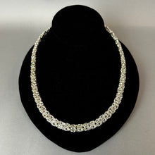 Load image into Gallery viewer, Milor Sterling Thick Byzantine Chain 24" Necklace (53.2g)
