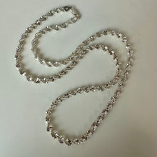 Load image into Gallery viewer, Italian Sterling Twisted Rope Chain 26" Necklace (28.8g)
