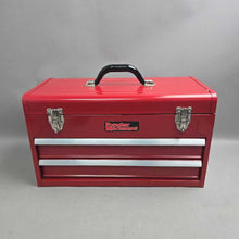 Load image into Gallery viewer, Popular Mechanics Red Metal Toolbox (10.5x18x9)
