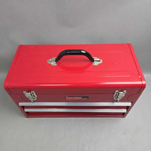 Load image into Gallery viewer, Popular Mechanics Red Metal Toolbox (10.5x18x9)
