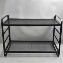 Load image into Gallery viewer, Black Metal Shoe Rack (20.5x29x14.5)

