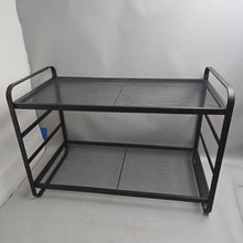 Load image into Gallery viewer, Black Metal Shoe Rack (20.5x29x14.5)
