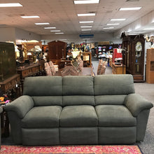Load image into Gallery viewer, LazBoy Green Sofa Recliner (42x87x36)
