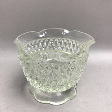 Load image into Gallery viewer, Vintage Diamond Point Clear Indiana Glass Candle Bowl (3")
