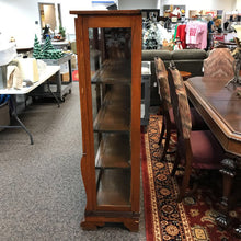Load image into Gallery viewer, Antique Oak Display Case AS IS (60x46x16)
