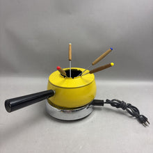 Load image into Gallery viewer, Yellow Fondue Pot (~6")
